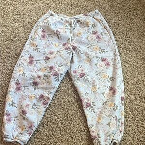 Abercrombie & Fitch Floral Joggers
